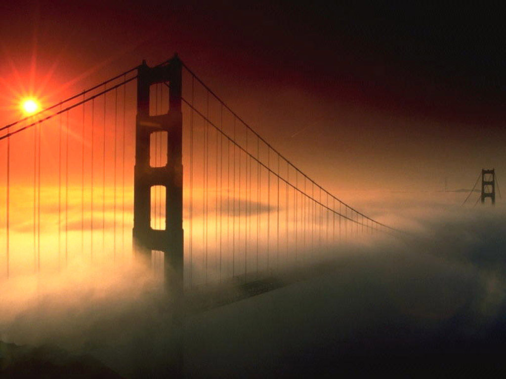The Golden Gate Bridge In The Late Evening Sun