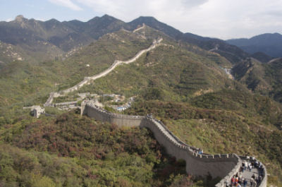 The Great Wall Of China Aerial View