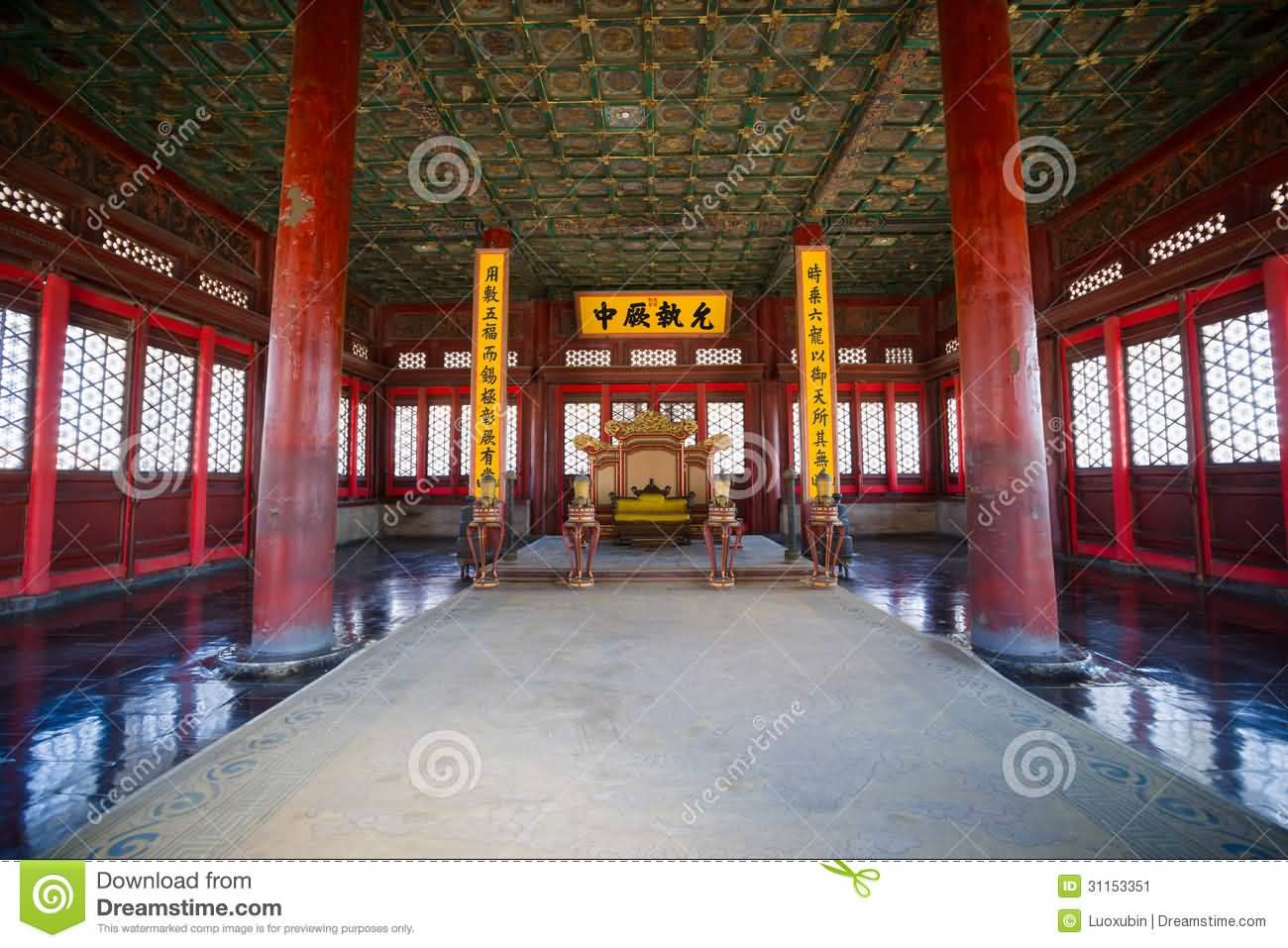 The Hall Of Central Harmony Forbidden City