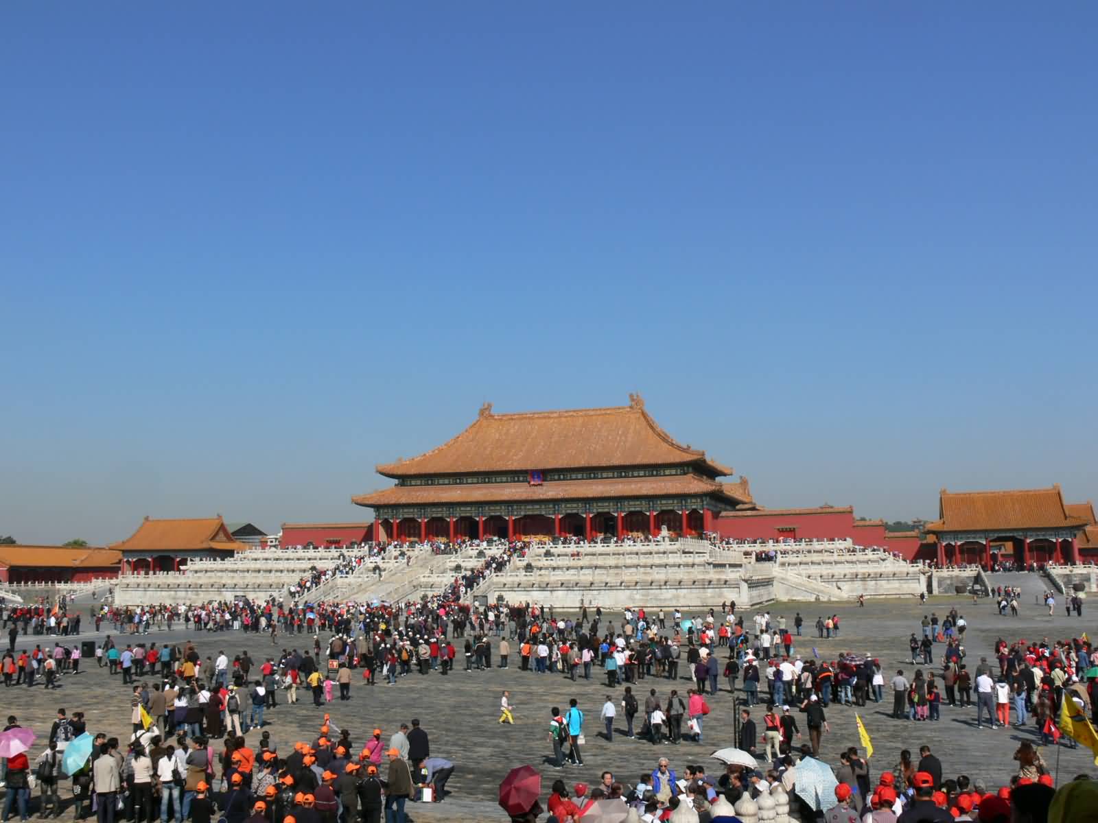 The Hall Of Supreme Harmony At The Center Of The Forbidden City