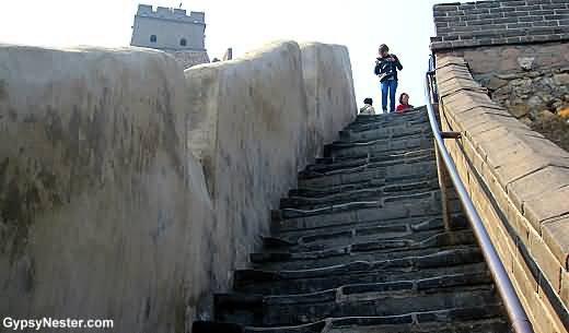 The Stairs Of The Great Wall Of China