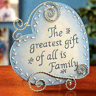 The greatest gift of all is family