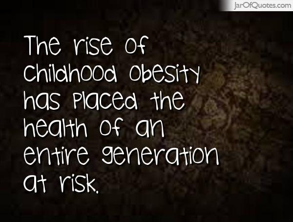 The rise of childhood obesity has placed the health of an entire generation at risk