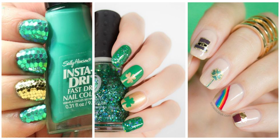 Three Beautiful Saint Patrick's Day Nail Art Designs