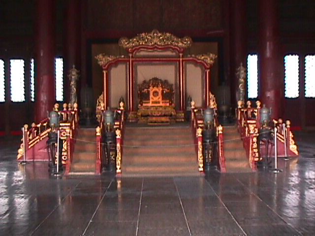 Throne Room Inside The Forbidden City
