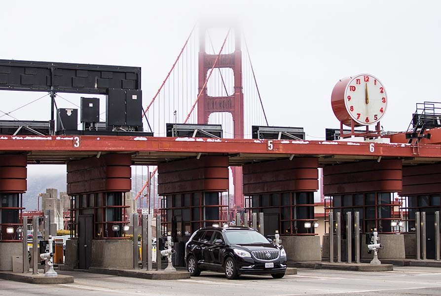 Toll Plaza At Golden Gate Bridge