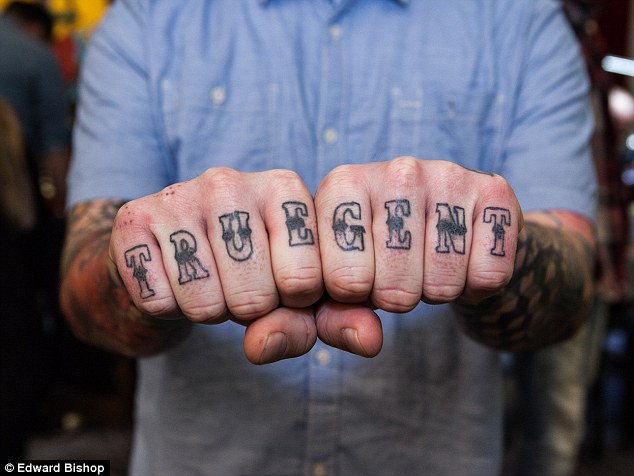 True Gent Knuckle Tattoo For Men