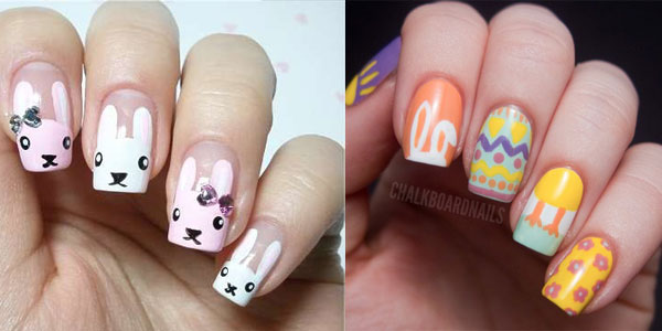 Two Beautiful Easter Nail Art Ideas