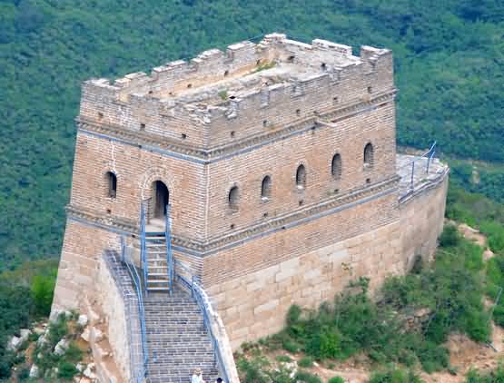 Wall Tower Of The Great Wall Of China
