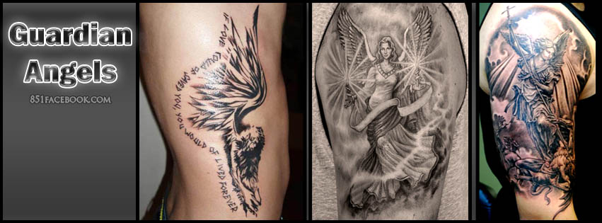 Warrior Angel Tattoos On men Shoulder