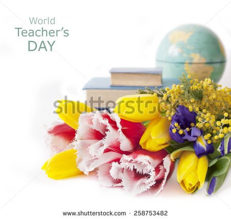 World Teachers Day Flowers For Teacher