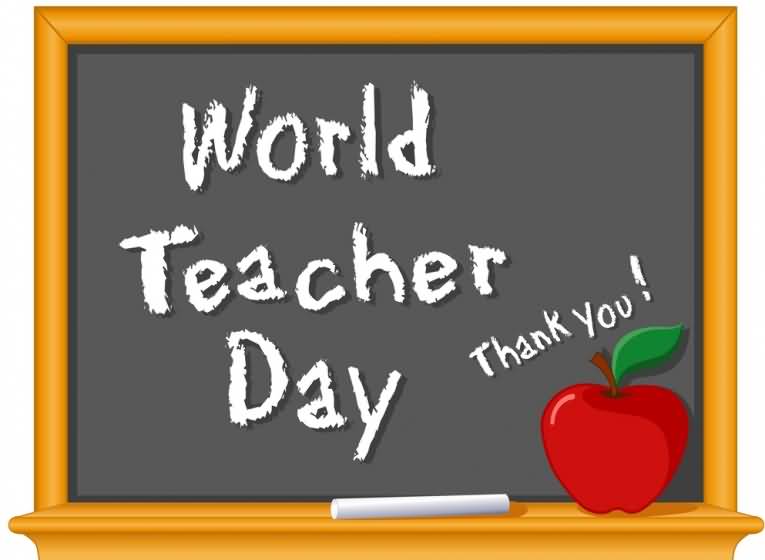 World Teachers Day Thank You Illustration