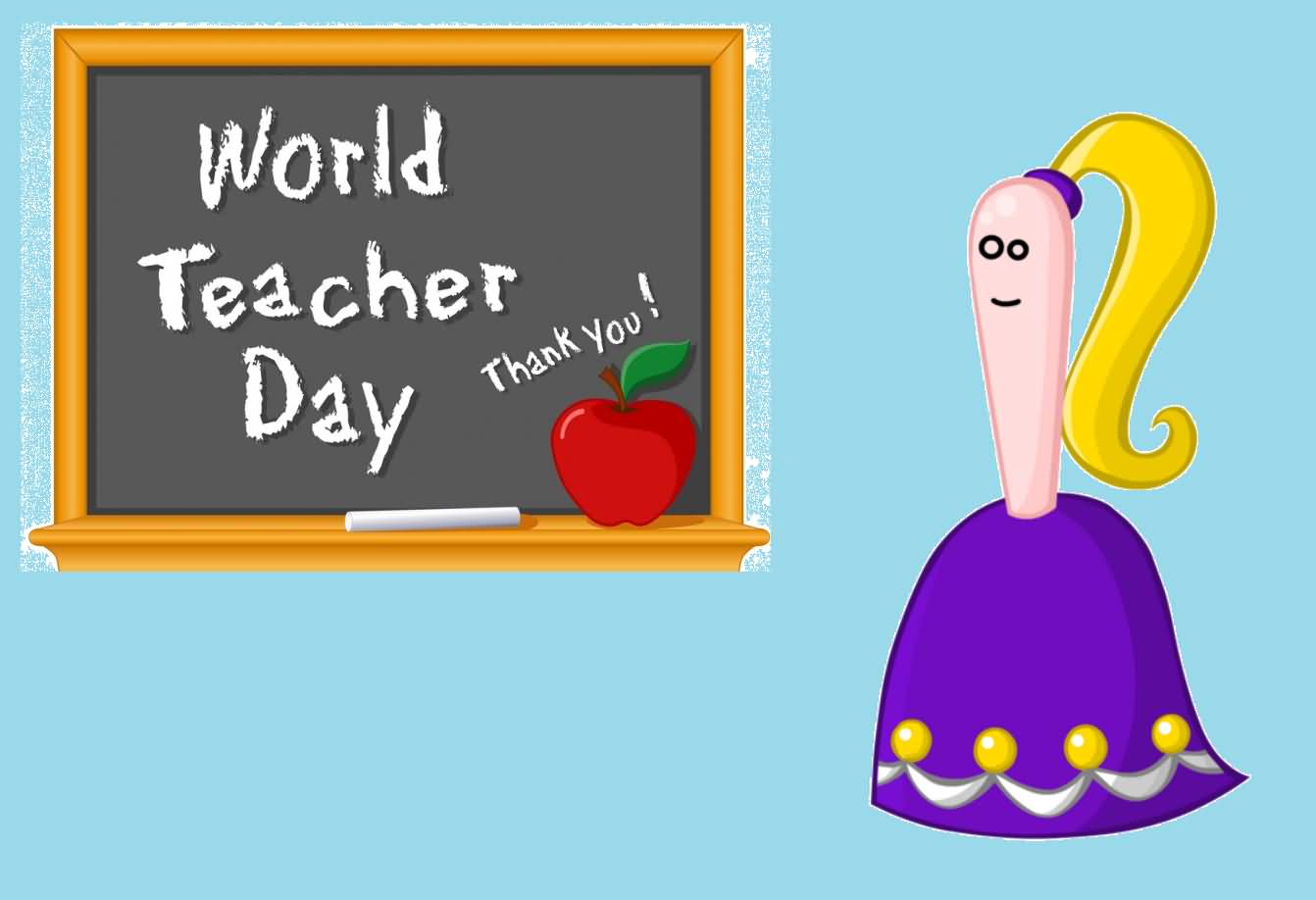 World Teachers Day Thank You Illustration