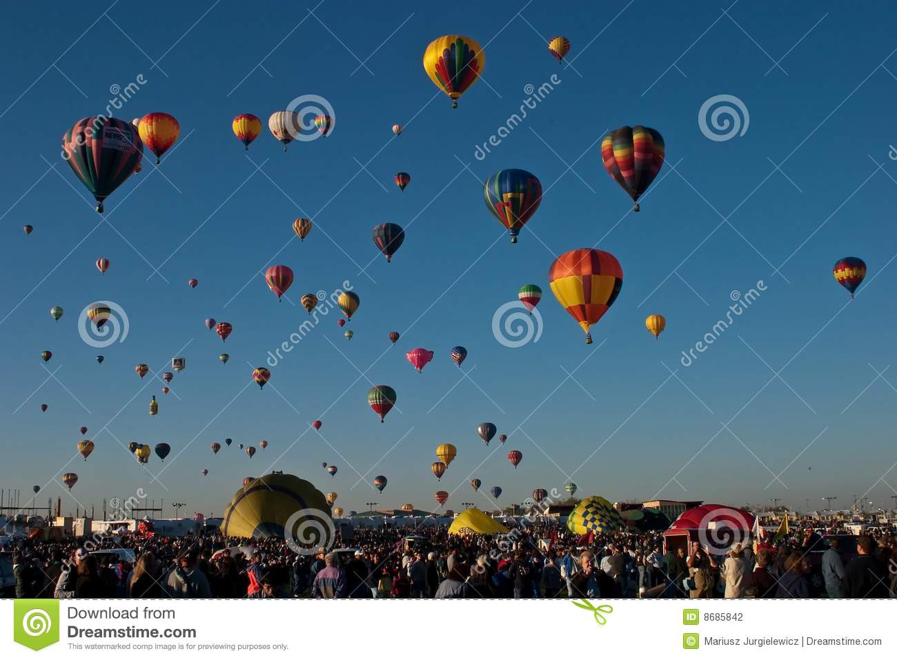 Albuquerque International Balloon Festival View