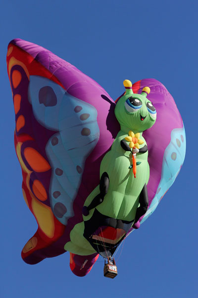 Amazing Butterfly Air Balloon At Albuquerque Balloon Festival
