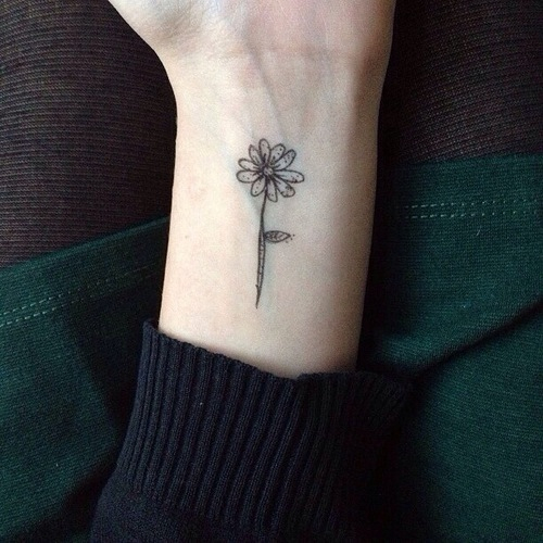 Amazing Flower Wrist Tattoo Ideas For Girls