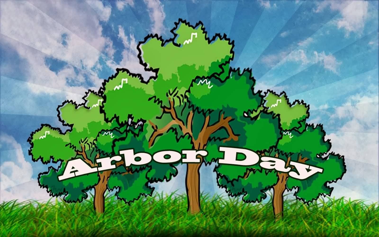 Arbor Day Trees Clipart