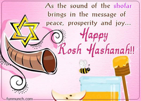 As The Sound Of The Shofar Brings In The Message Of Peace, Prosperity And Joy Happy Rosh Hashanah
