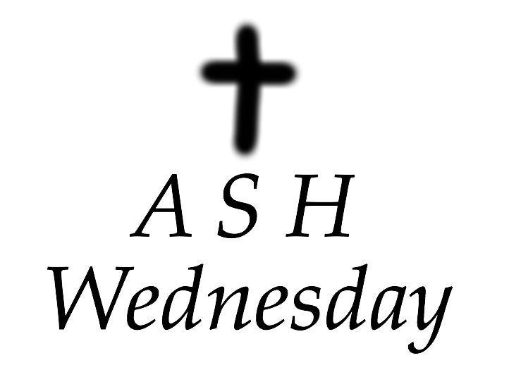 Ash Wednesday Black Cross Picture
