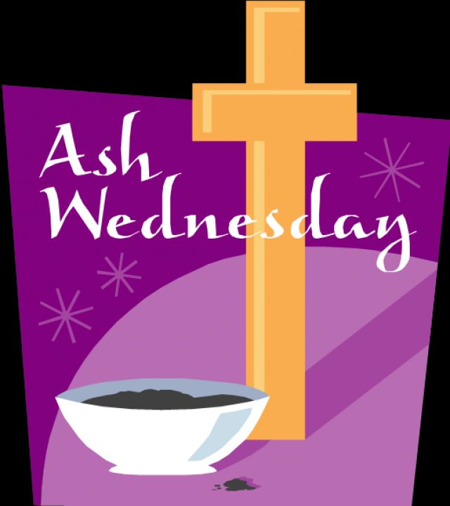 Ash Wednesday Cross And Bowl Of Ash Illustration