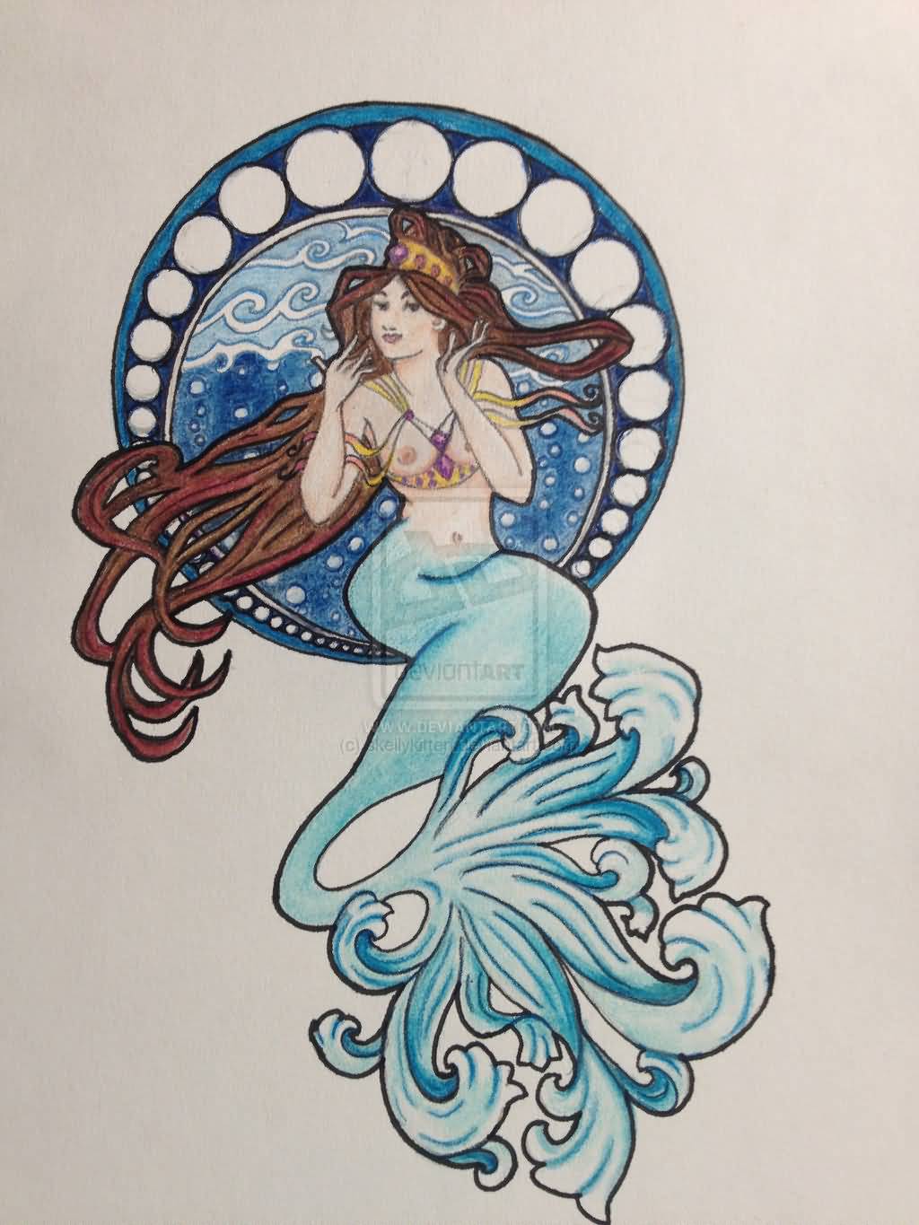 17+ Mermaid Tattoo Designs