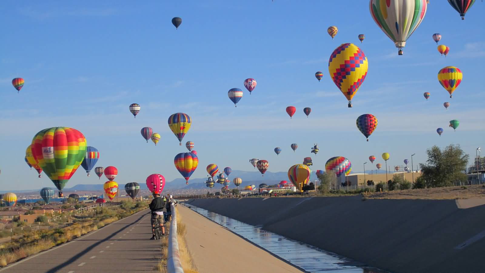 Beautiful Air Balloons At The Albuquerque Balloon Festival