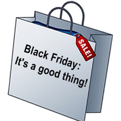 Black Friday It's A Good Thing Shopping Bag Clipart