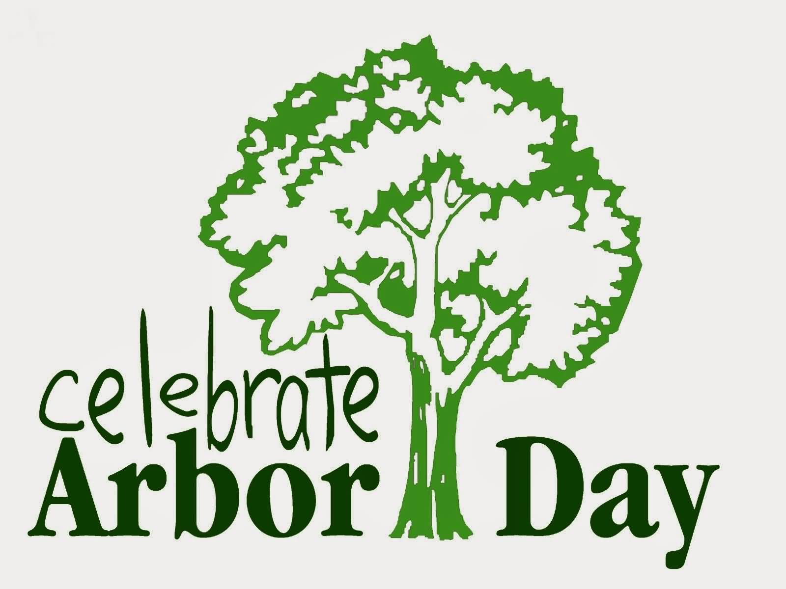 Celebrate Arbor Day Tree Clipart