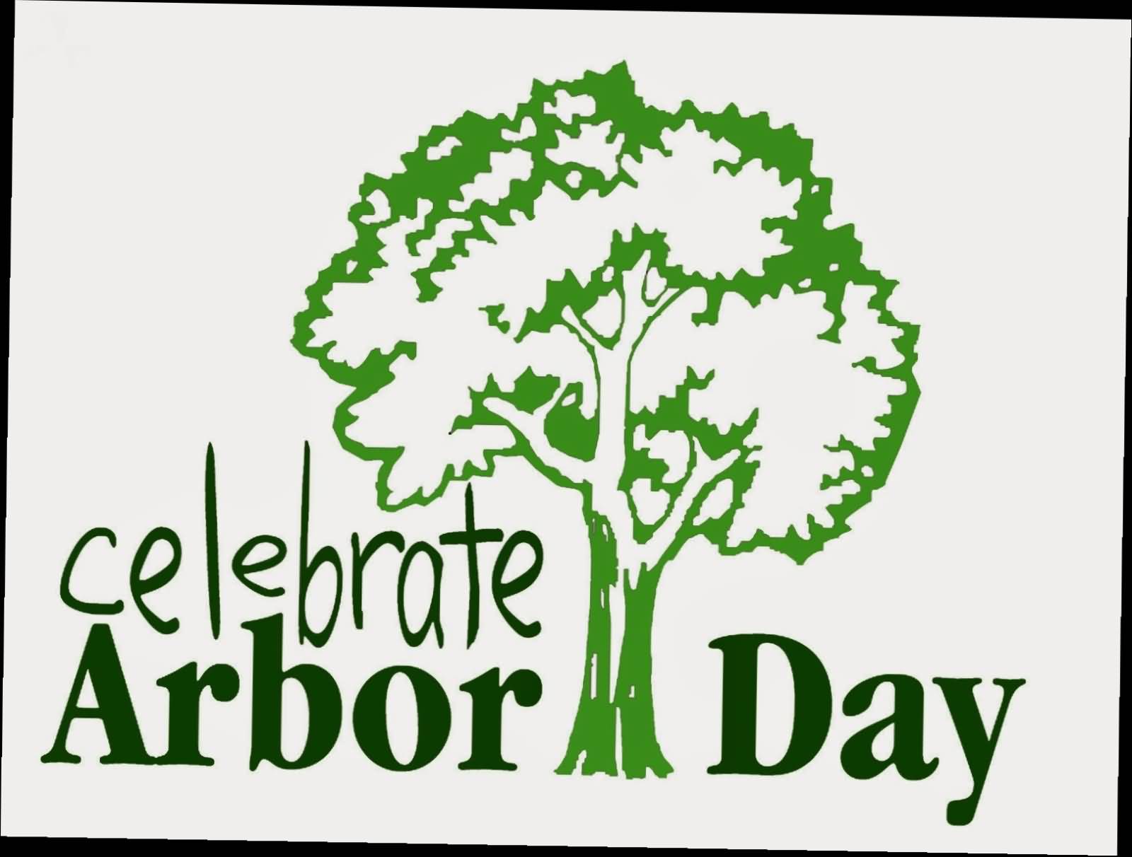 Celebrate Arbor Day Tree Clipart