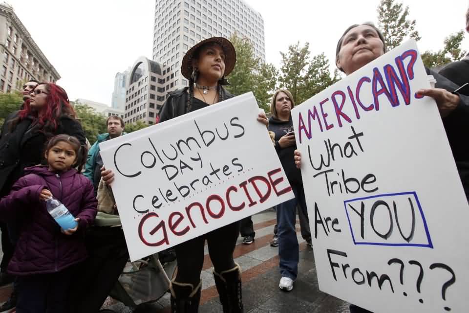 Columbus Day Celebrates Genocide Parade