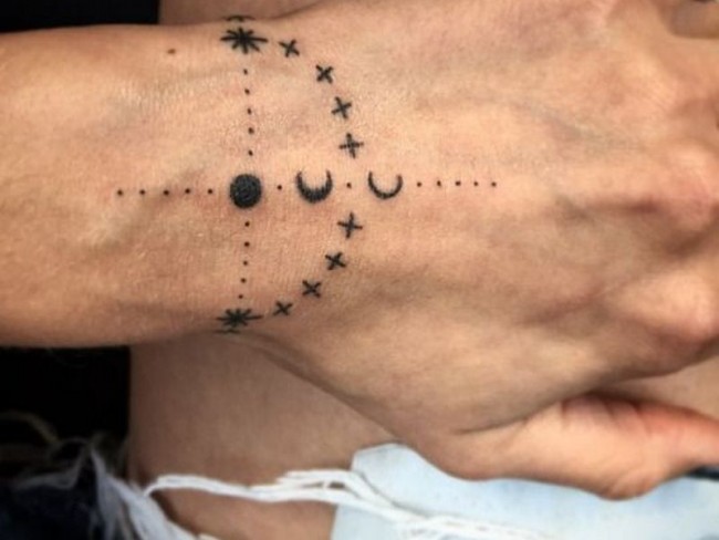 Dotwork Wrist Tattoo For Men
