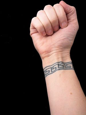 Egyptian Tattoo On Wrist For Men