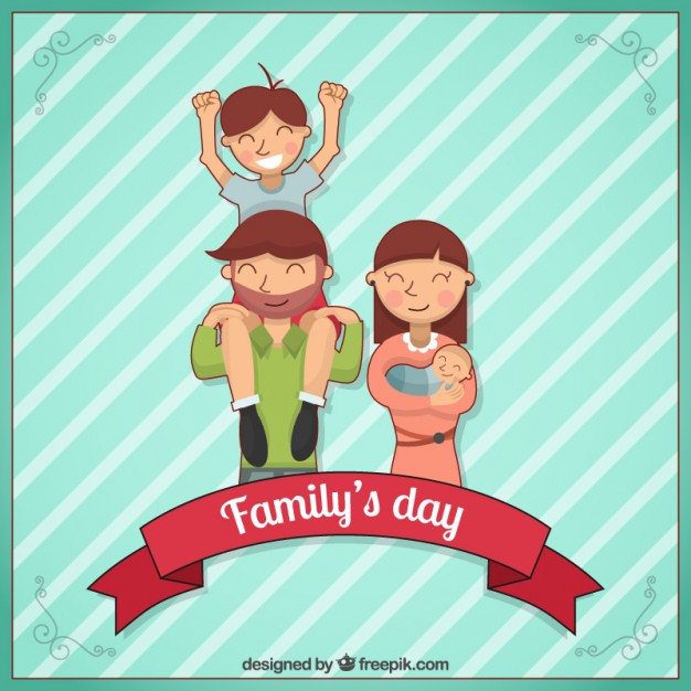 Family Day Greeting Ecard Family Picture