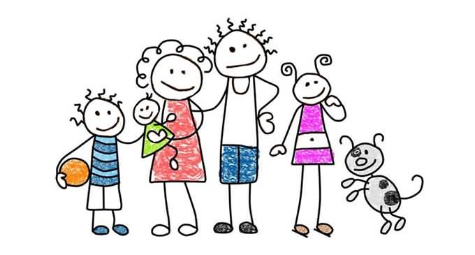 Family Day With Family Clipart