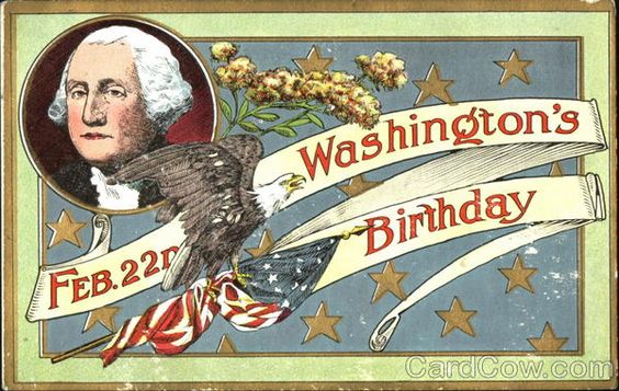 February 22 Washington's Birthday Card