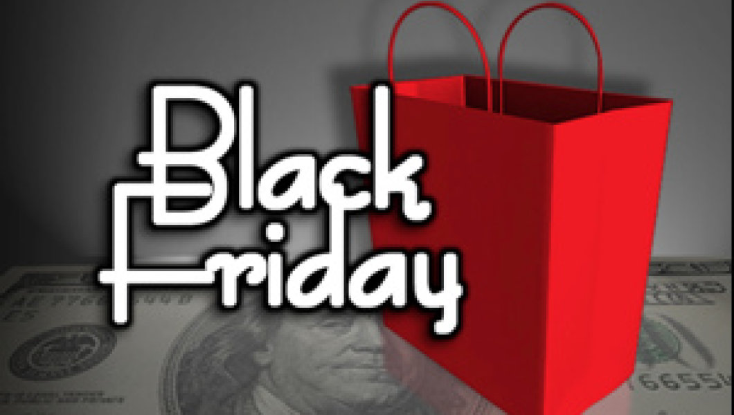 Happy Black Friday Red Shopping Bag Picture