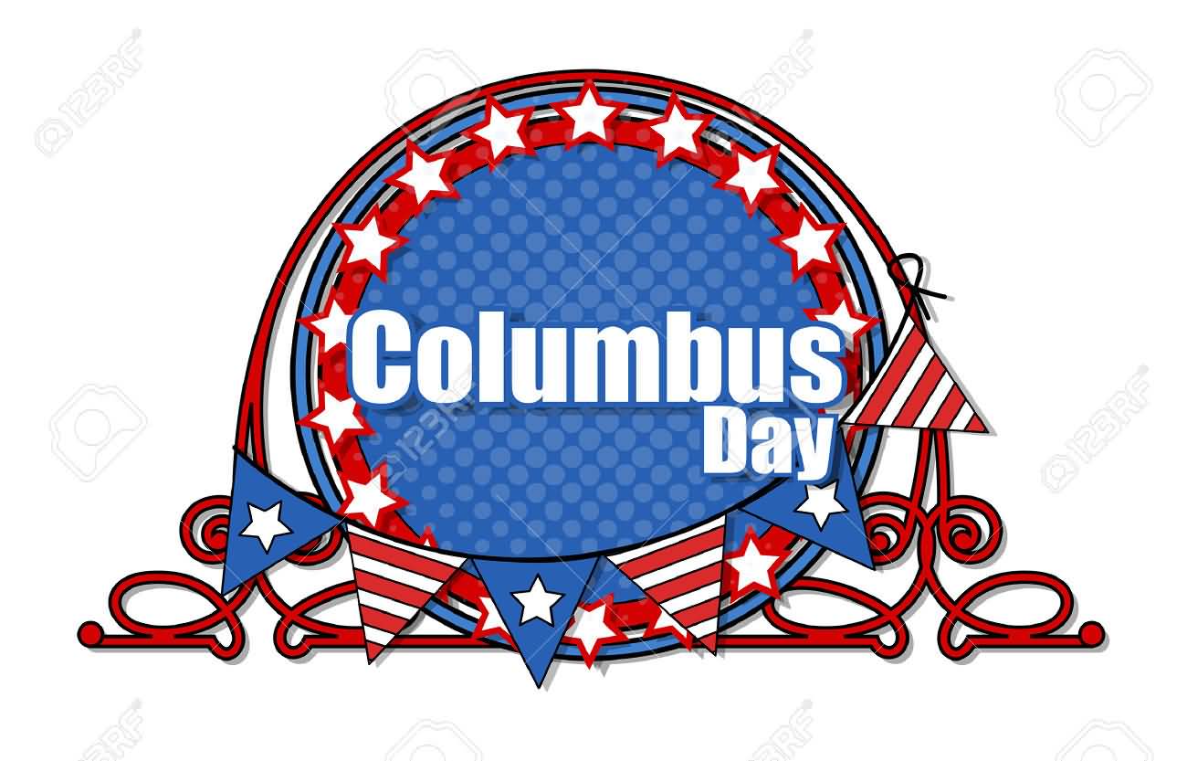 Happy Columbus Day Banner Picture