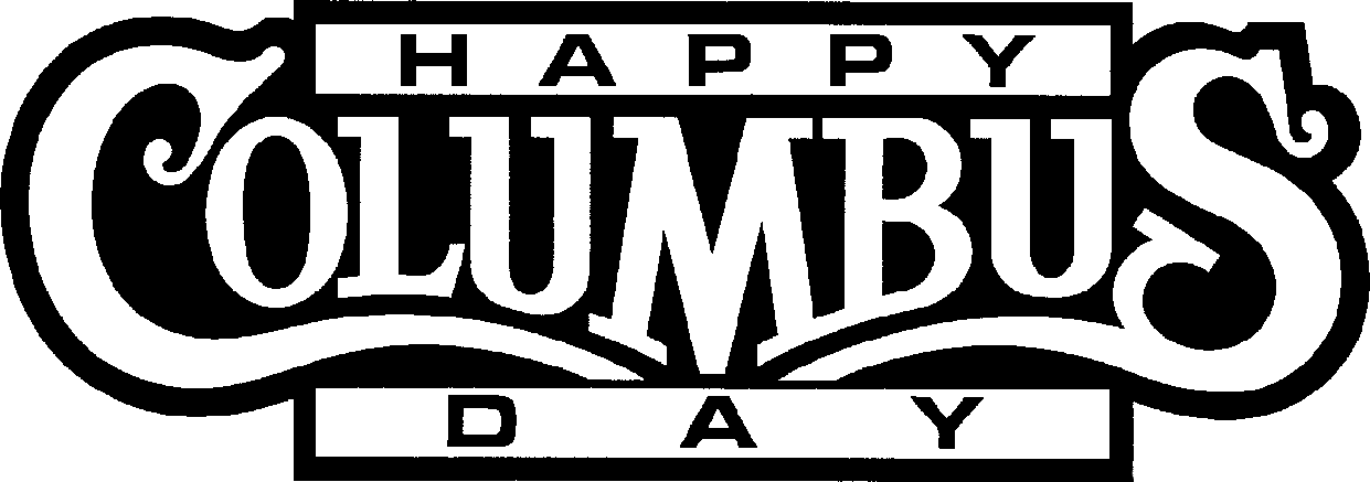 Happy Columbus Day Banner