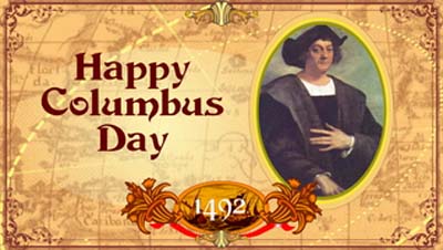 Happy Columbus Day Card