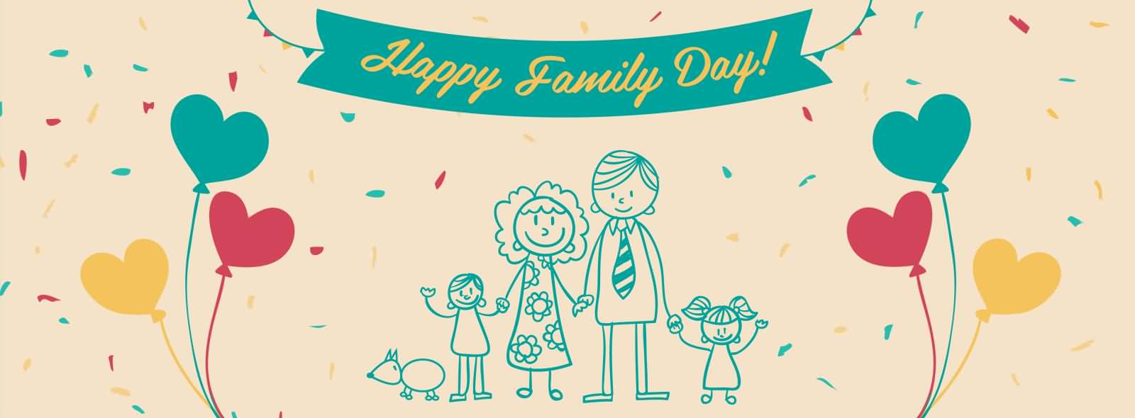 Happy Family Day Facebook Cover Picture