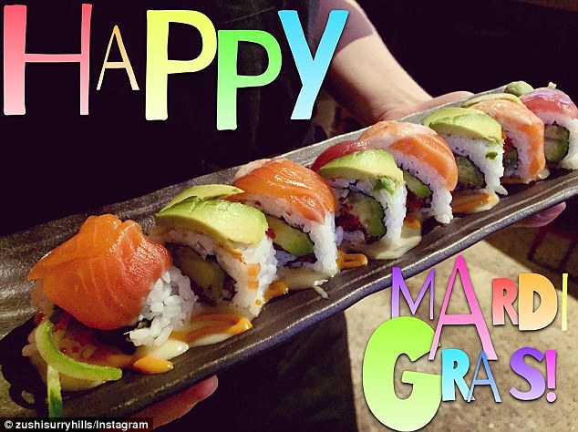 Happy Mardi Gras Food Picture