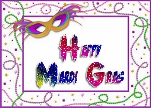 Happy Mardi Gras Greeting Card