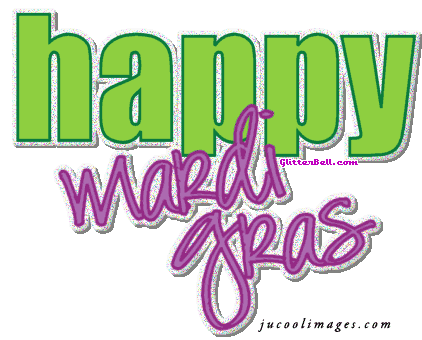 Happy Mardi Gras Sparkle Glitter