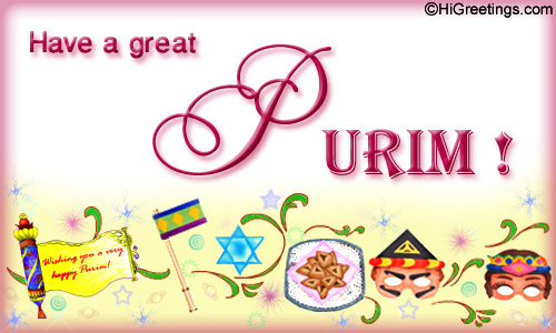 Have A Great Purim Wishes Picture