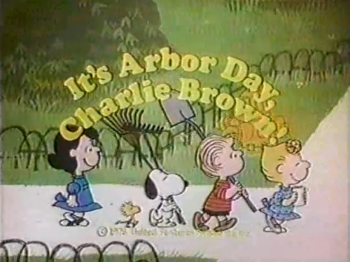 It's Arbor Day Charlie Brown