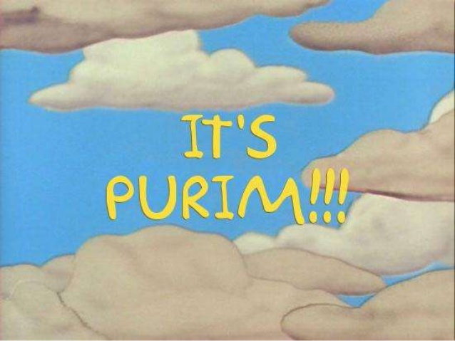 It's Purim Clouds Picture