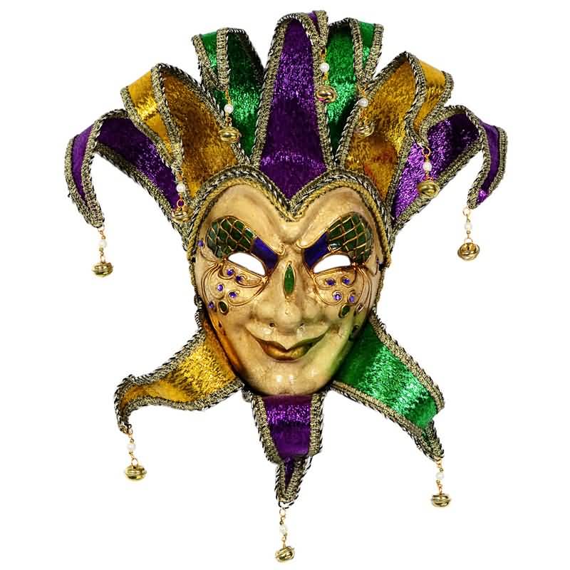 Jester Mask For Mardi Gras