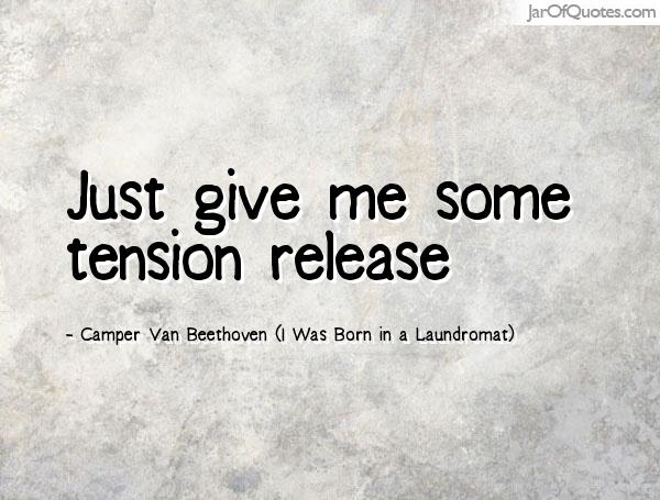 Just give me some tension release. Camper Van Beethoven