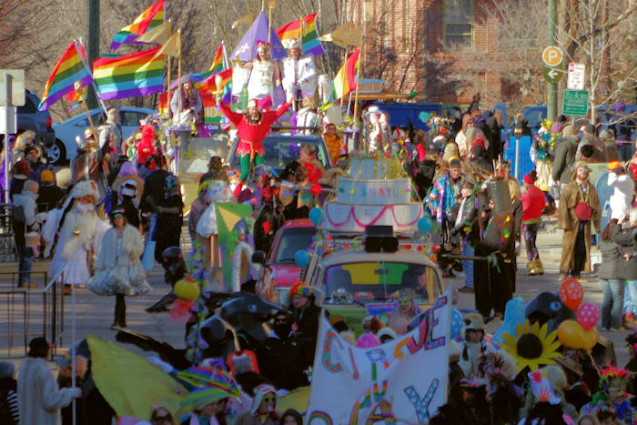 Mardi Gras Parade View