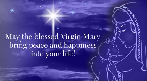 May The Blessed Virgin Mary Bring Peace And Happiness Into Your Life Immaculate Conception Day